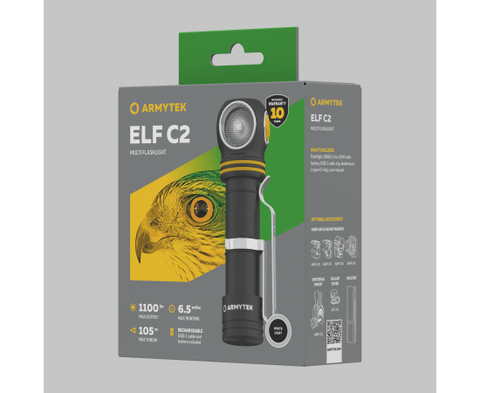 Налобный фонарь Armytek Elf C2 USB-C (белый свет) F05103C