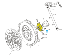ПОДШИПНИК ВЫЖИМНОЙ CHANCE 1,3, SENS, ТАВРИЯ OSM