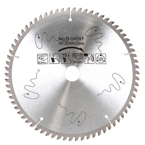 Пильный диск Makita 260х30 мм 70T В-04597 B-04597