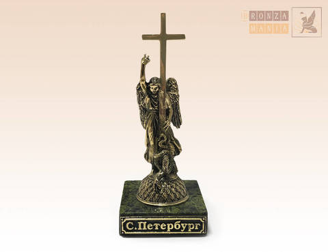 фигурка Александровский ангел большой (h - 80 мм) на змеевике