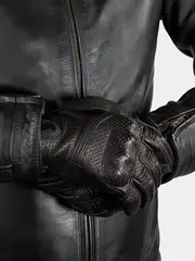 STARKS Мотоперчатки REGUL AIR (кожа) ЧЕРНЫЙ муж.
