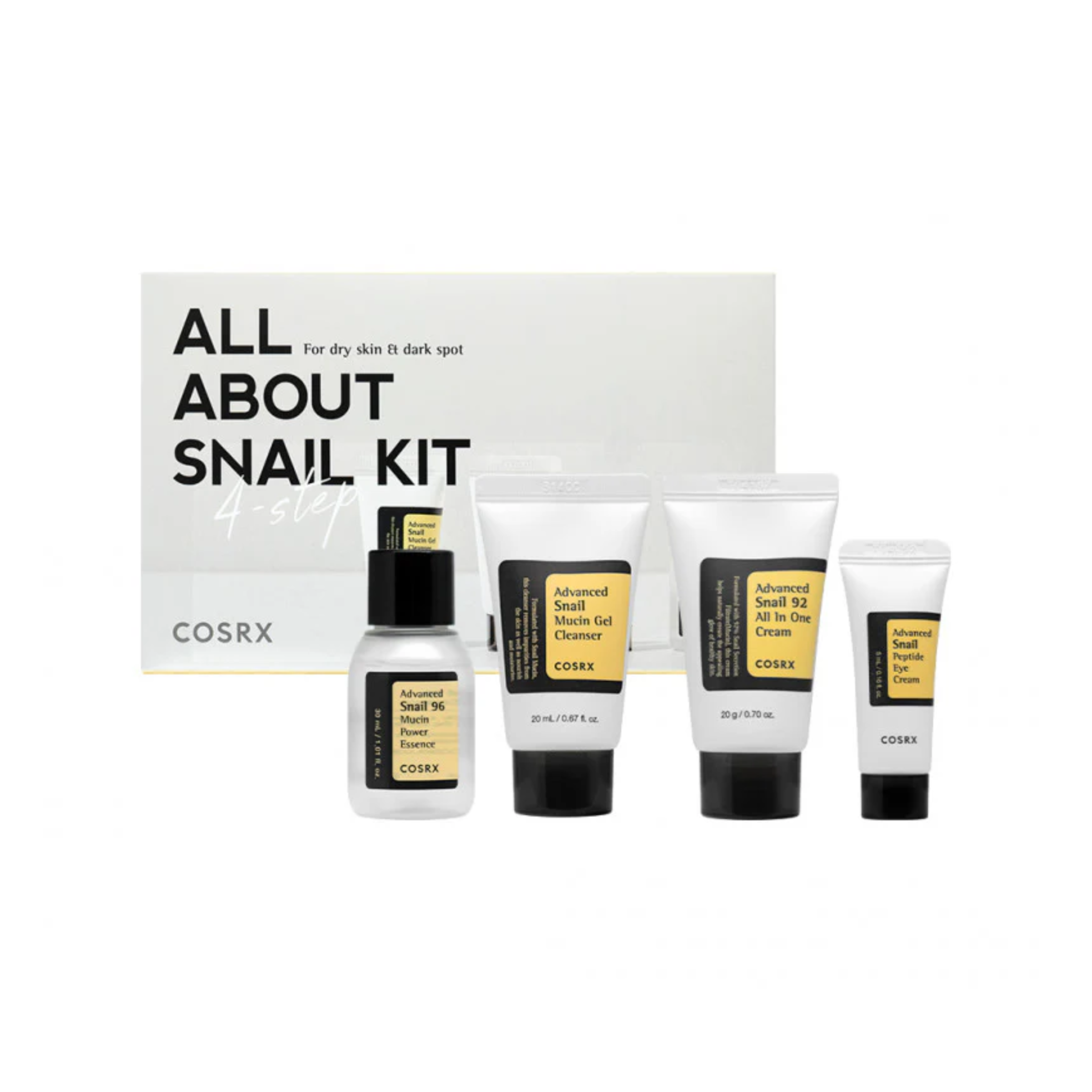COSRX All About Snail Kit – Набор ухода с муцином улитки