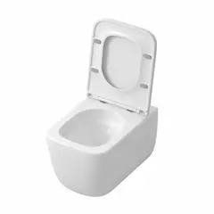 Унитаз подвесной Grossman GR-4409SQ Tornado безободковый с сиденьем микролифт 530x365x373