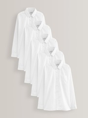 Рубашка школьная для мальчика Next M13-611, 5 шт., Белый