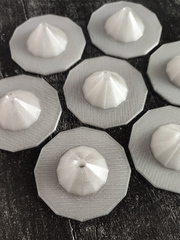 Прозрачная подставка для гвоздика кондитерского Ромашка от Киры