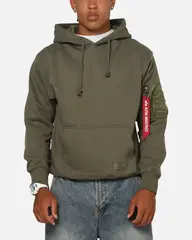 Толстовка Alpha Industries Utility Pocket Hoodie OG-107 Green (Зелёный)