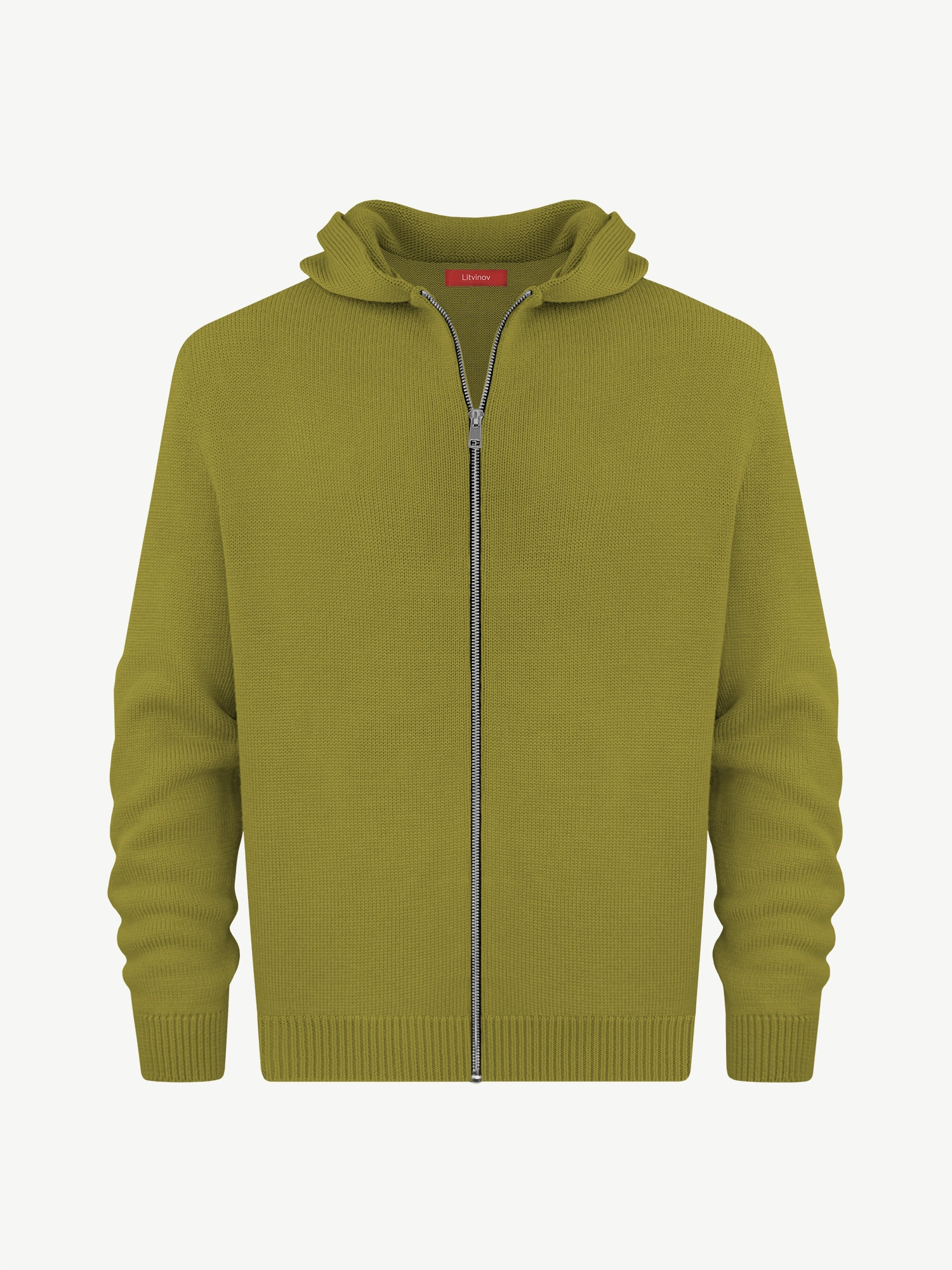 Толстовка на замке из экохлопка