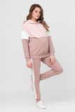 Спортивный костюм для беременных и кормящих 12352 пыльный беж