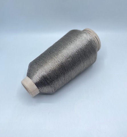 Torcitura di domaso, Zenzero, 1200м. 70% вискоза, 30% полиэстер(металлик), Стальной(1820), 37019