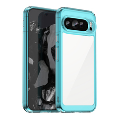 Чехол с усиленными рамками бирюзового цвета для Google Pixel 9 Pro XL, увеличенные защитные свойства