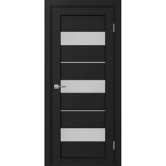 Купить Межкомнатная дверь экошпон Турин 526.122 антрацит остеклённая