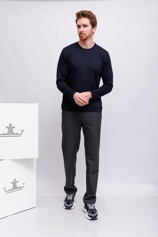 CUDGI Джинсы-слаксы из шерсти, вискозы и эластана