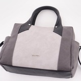 Сумка Саломея 603 мульти итальянский серо-черный