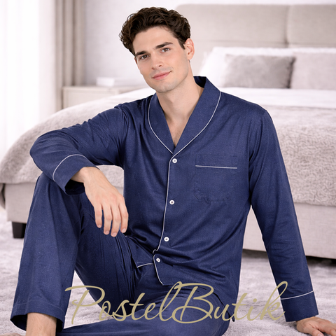 Пижама мужская Zimmerli Heritage in Blue 4600.75014-440