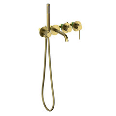 Timo 2314/20YSM Смеситель встроенный для ванны с душем Timo Saona золото шлифованное (2314/20YSM) фото