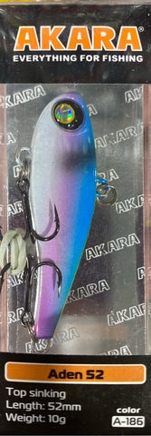 Воблер Akara раттлин Aden 52 мм 10 гр.  A186