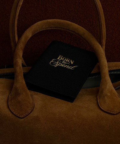 Обложка для паспорта BLACK (BORN TO SPEND)