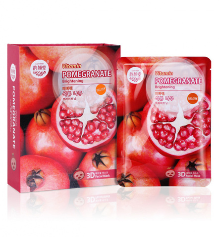 Тканевая маска для лица Belov Moods Pomegranate Brightening Facial Mask, 38 гр