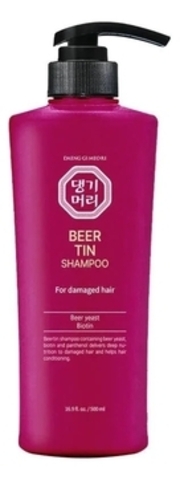 Daeng Gi Meo Ri Beer Tin Shampoo Восстанавливающий шампунь для волос на основе пивных дрожжей