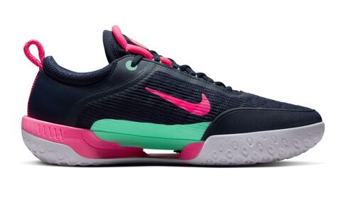 Теннисные кроссовки Nike Zoom Court NXT - obsidian/green glow/white/hyper pink