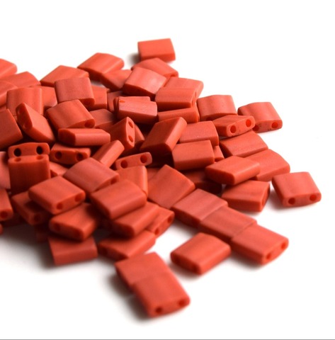 TL-2315 Бисер Миюки тила/Miyuki Tila Matte Opaque Terra Cotta