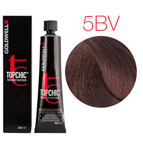 Goldwell Topchic 5BV (искрящийся коричневый) - Стойкая крем-краска