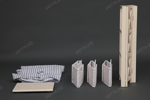 Тумба с 3 ящиками Croix 3 (75*35*30 см) - Белый - купить 2