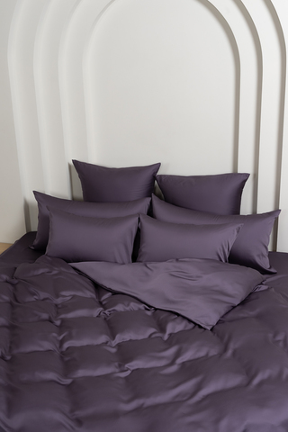 Постельное белье семейное German Grass Violet Brilliant фиолетовое