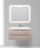 BelBagno BB1000/450-LV-MR-FT Раковина из литьевого мрамора, 1000x450x142, BB1000/450-LV-MR-FT