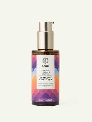АНТИ-ЭЙДЖ масло для тела Khadi Naturprodukte Shatavari Everyoung, 100 мл