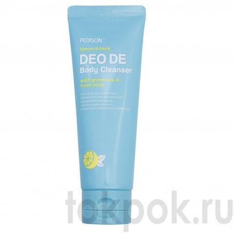 Гель для душа с ароматом лимона, зеленого чая и мяты Pedison DEO DE Body Cleanser, 100 мл