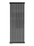 Стальной трубчатый радиатор отопления RIFAR TUBOG VENTIL 2180 12 секций АНТРАЦИТ нижнее одностороннее подключение