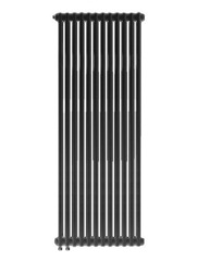 Стальной трубчатый радиатор отопления RIFAR TUBOG VENTIL 2180 12 секций АНТРАЦИТ нижнее одностороннее подключение