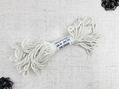 Нить крученая х/б, d 3 мм, бело-серый