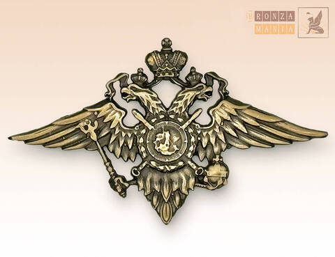 накладка Герб МВД большая