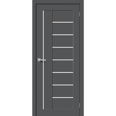 Купить Межкомнатная дверь ПЭТ Браво-29 Stormy Silk стекло белое