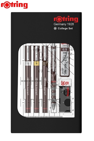 Набор изографов Rotring College Set, 0,25 mm / 0,35 mm / 0,50 mm (S0699380)