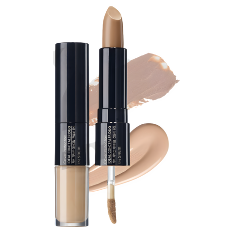 The Saem Cover Perfection Ideal Concealer Duo #02 (Rich Beige) Консилер двойной #02