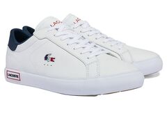 Кроссовки мужские Lacoste Power Court TRI22 - White, Red, Blue