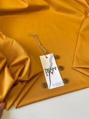 Костюмно-плательный однотонный хлопок с эластаном (саржевая диагональ) (97%хлопок/3%эластан, Желтый шафран, 146, 190 гр/м2)