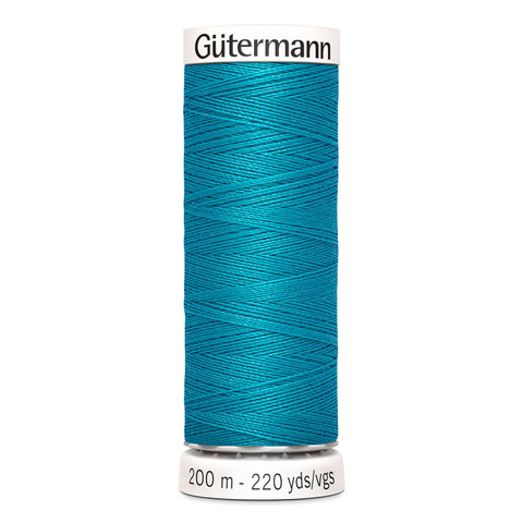 Нить Sew-All 200 м, Gutermann, 946 т.бирюзово-голубой