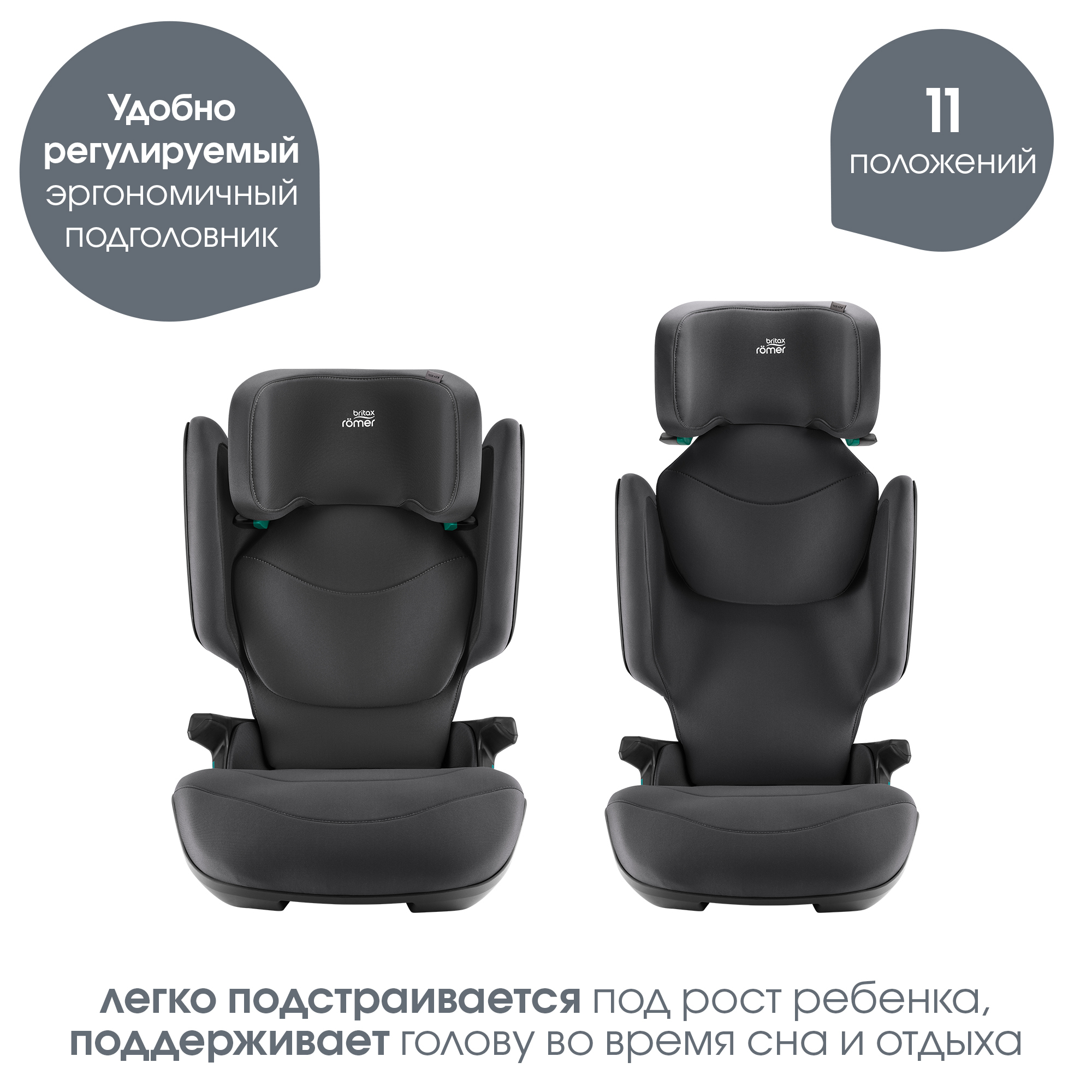 Britax Roemer KIDFIX PRO M Classic, Midnight Grey