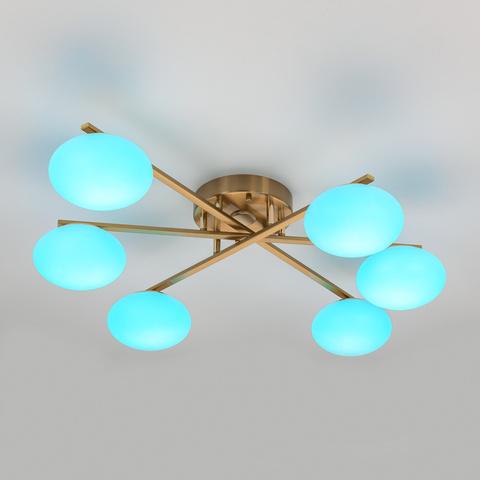 Потолочная светодиодная люстра Citilux ATMAN SMART CL226A163 LED RGB