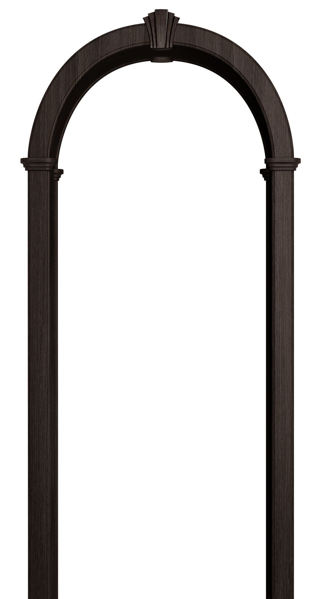 Арка межкомнатная пленка ПВХ Лесма, Романская, цвет венге