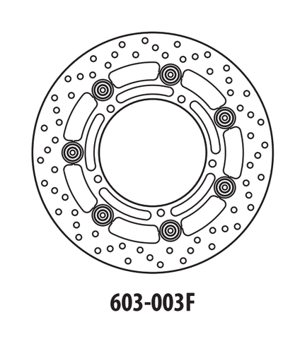 Диск тормозной передний Yamaha YZF 600 / FZS1000 Fazer