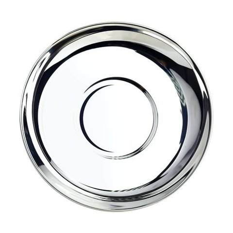 2301010030- Блюдце круглое, чайное  из серебра 925пр