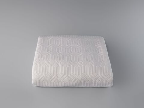 Покрывало 150x200 Claire Batiste Klee белое