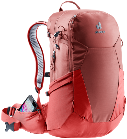 Картинка рюкзак туристический Deuter Futura 25 SL Caspia-Currant - 12