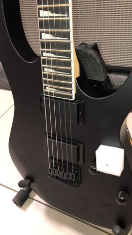 IBANEZ GIO GRG121DX-BKF Black Flat электрогитара