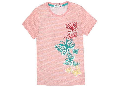6200-8 футболка детская, розовая